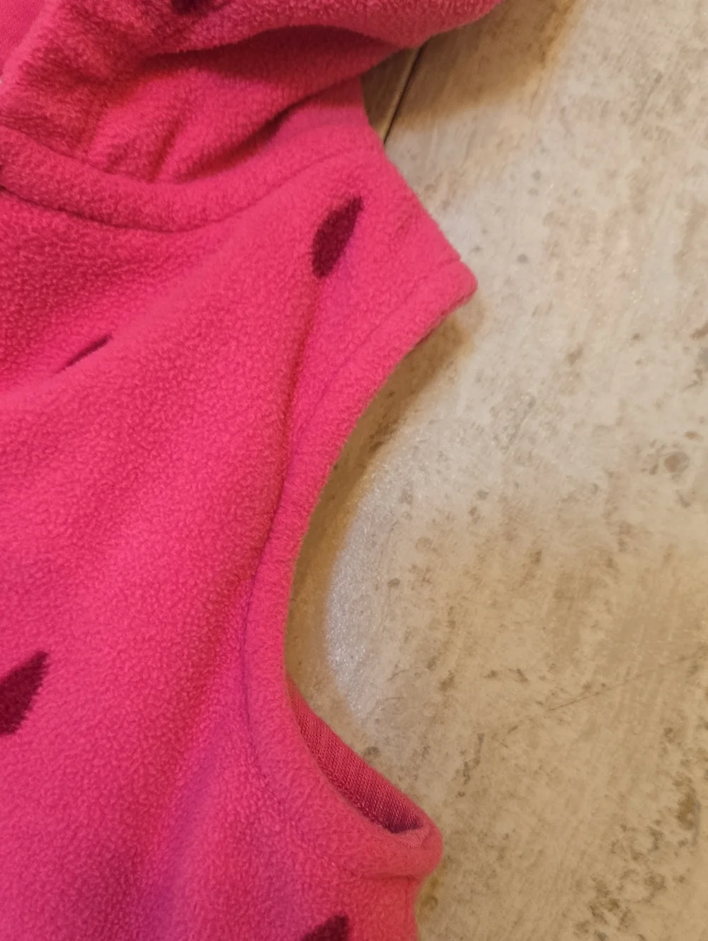 Carter's Pink Strawberry Hooded Zipper Fleece Baby Romper Costume